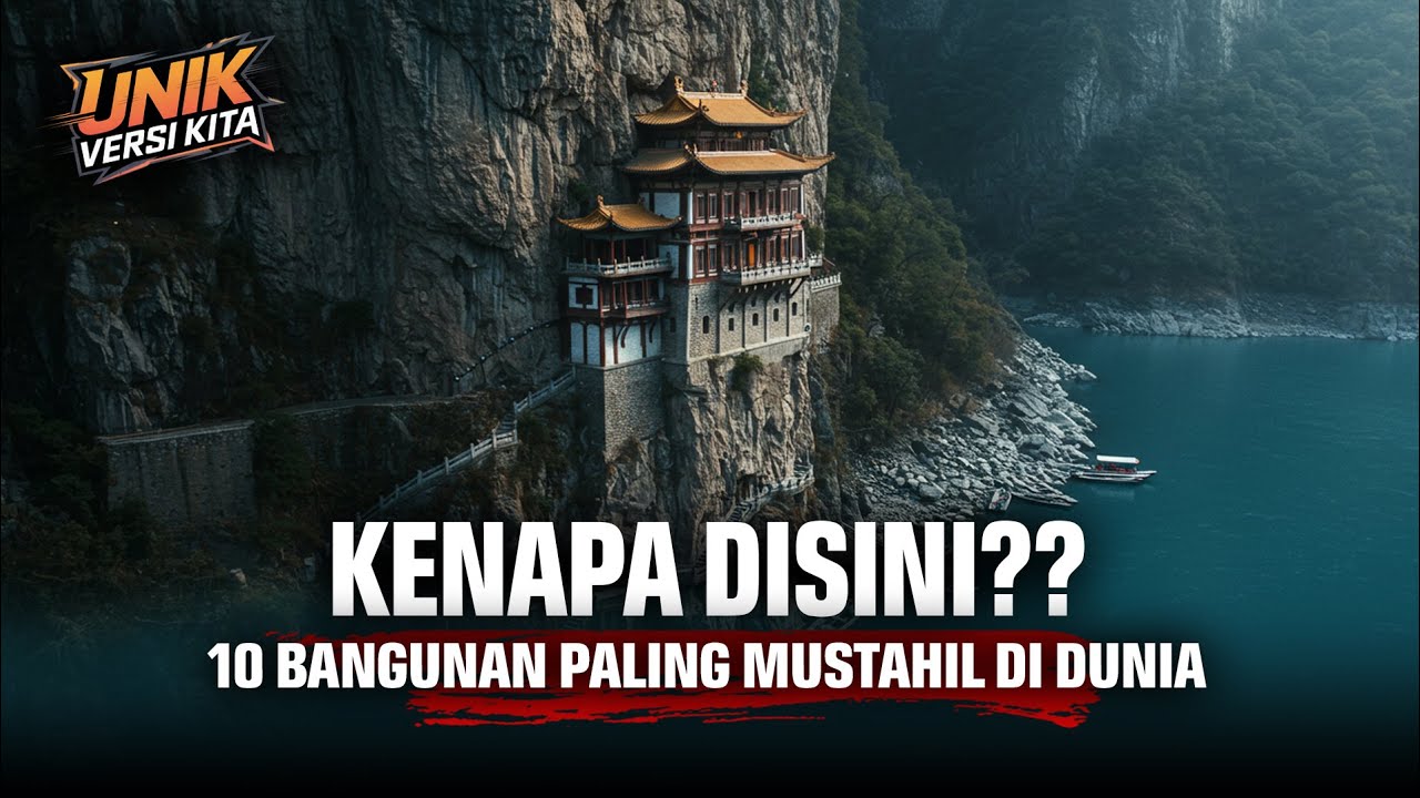 10 Bangunan Paling Mustahil di Dunia — Dibangun di Tempat yang Tak Masuk Akal