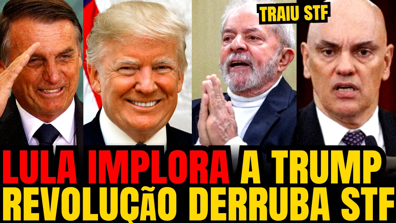 #3 O SISTEMA CAIU: LULA JOGA A TOALHA, PEDE PERDÃO A TRUMP E BOLSONARO SE PREPARA PARA VOLTAR!