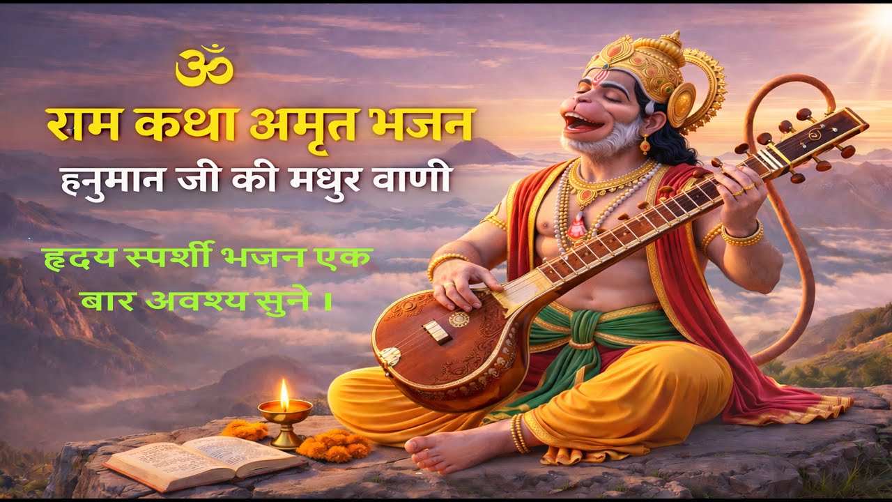 हृदयस्पर्शी राम कथा भजन | बजरंगबली की भक्ति  | Hanuman Bhajan | Bhakti Rasdhara