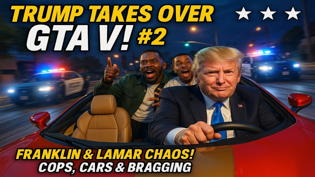 Дональд Трамп против GTA V #2 – Хаос Франклина и Ламара! 🚓💥