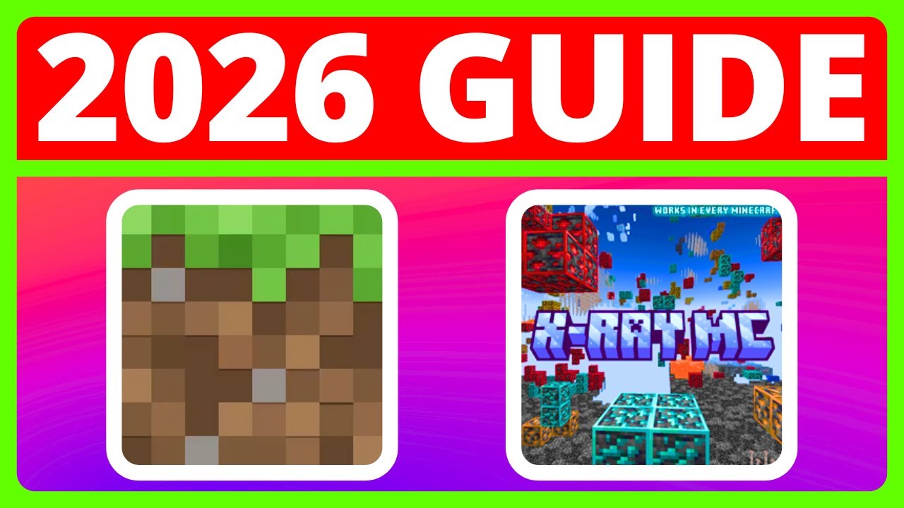 Как скачать и установить X-Ray для Minecraft Bedrock в 2026 году | Ресурс-пак Minecraft Xray