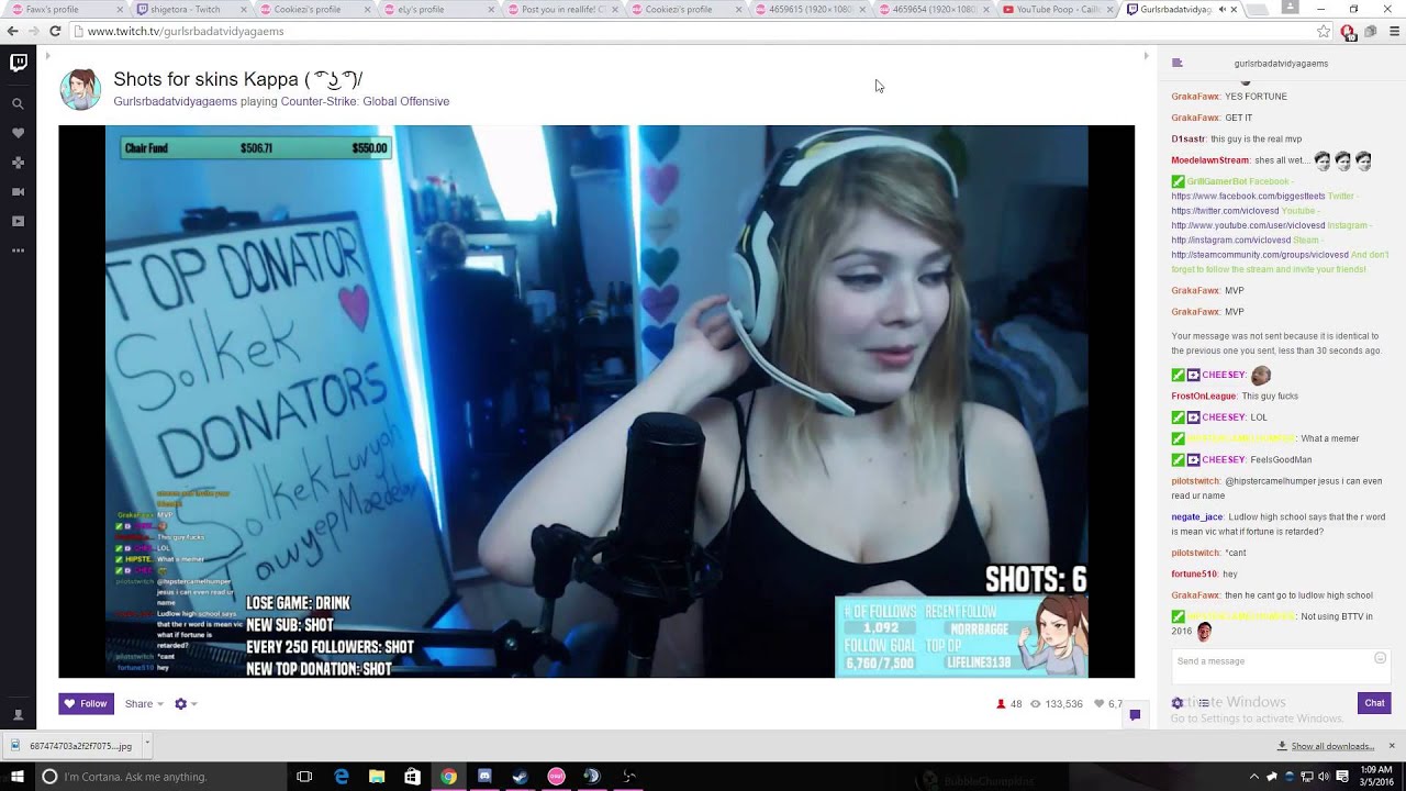FORTUNE TALKS TO DRUNK STREAMER GIRL