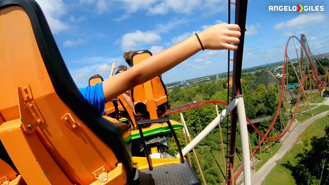 Diamondback Back Seat POV 4K 60FPS Kings Island
