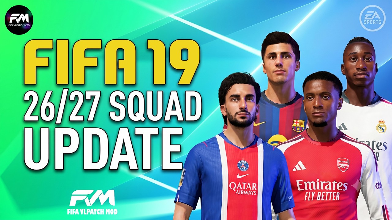 Обновление составов 26/27 для FIFA 19 (Новые трансферы &mdash; рейтинги FC27 &mdash; значок чемпиона 26) &mdash; со...