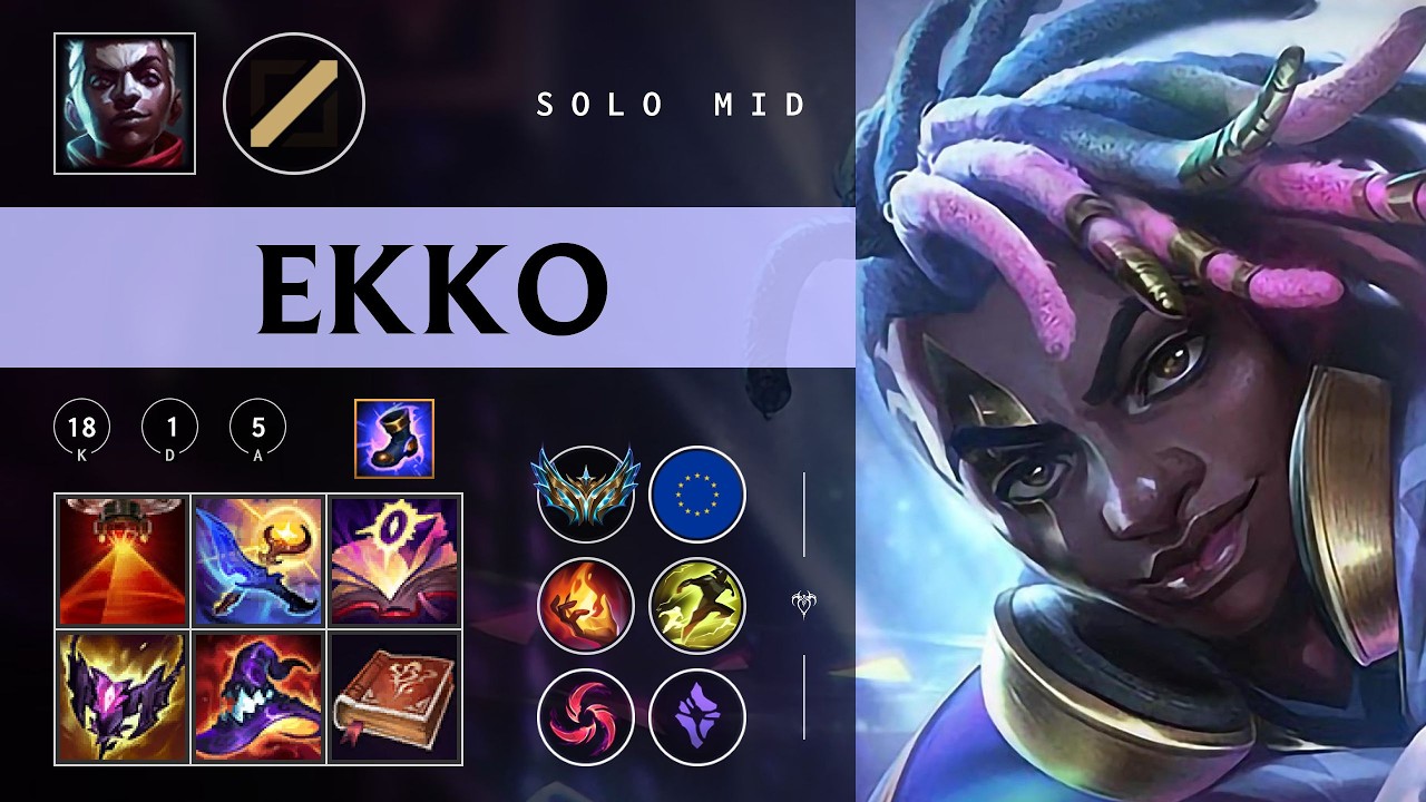 Ekko Mid vs Zed - EUW Challenger Patch 26.06