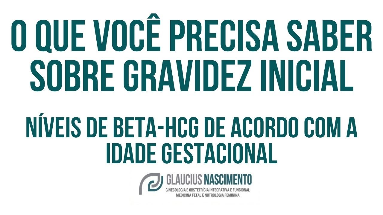 166. Gravidez Inicial - Correlação entre o beta-hcg e a idade gestacional: O que você precisa saber