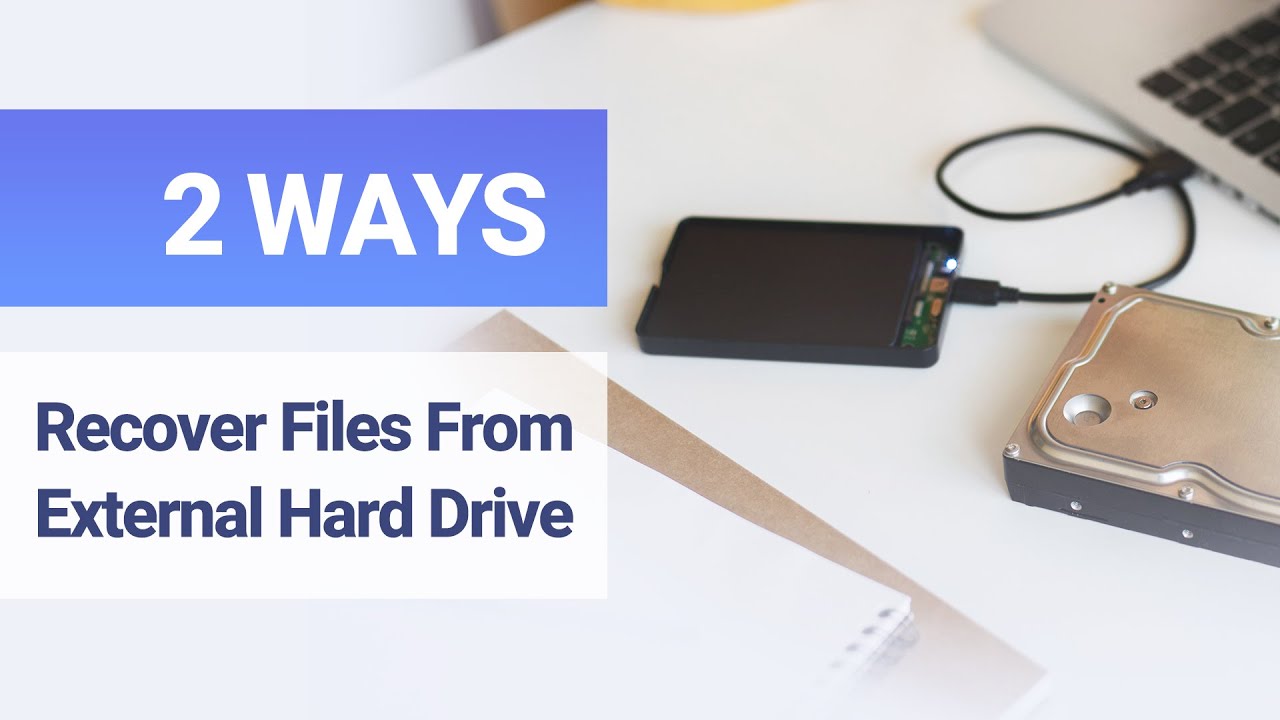 【Guide】How to Recover Deleted Files from External Hard Drive | 2 WAYS !!