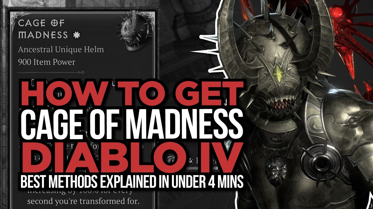 Как быстро получить Cage of Madness в Diablo 4 &mdash; способы фарма за 4 минуты
