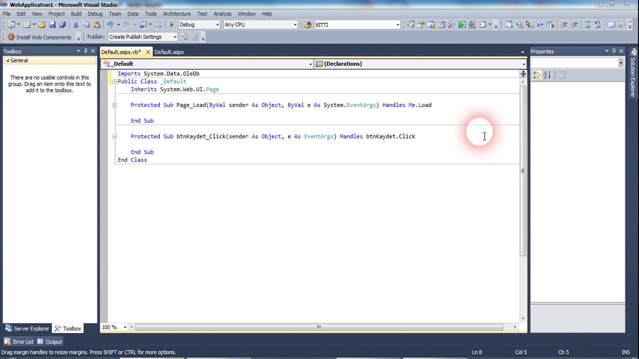 ASP.NEt'de repeater kullanımı