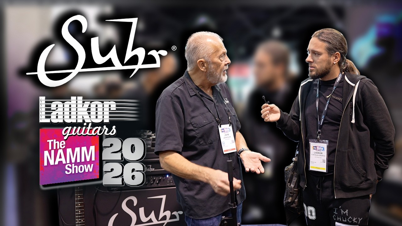 Suhr Guitars at NAMM Show 2026 with LadkorGuitars and John personally