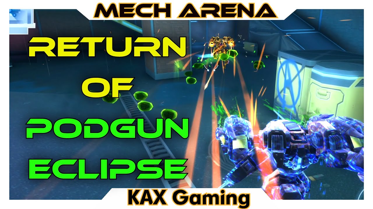 Same Duo Back-2-back in 2v2🤐 | 🟢PodGun 12 Eclipse🟢- Mech Arena