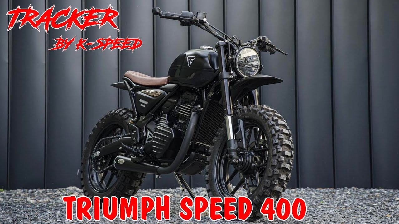 Modified Triumph Speed 400 By K-Speed | Full Video | Tracker Build