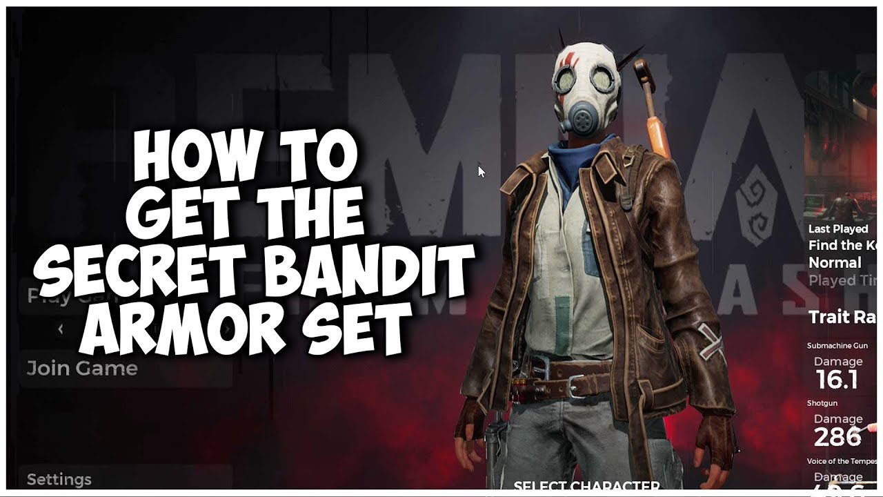 REMNANT FROM THE ASHES | How to Get the Secret Bandit Armor Set