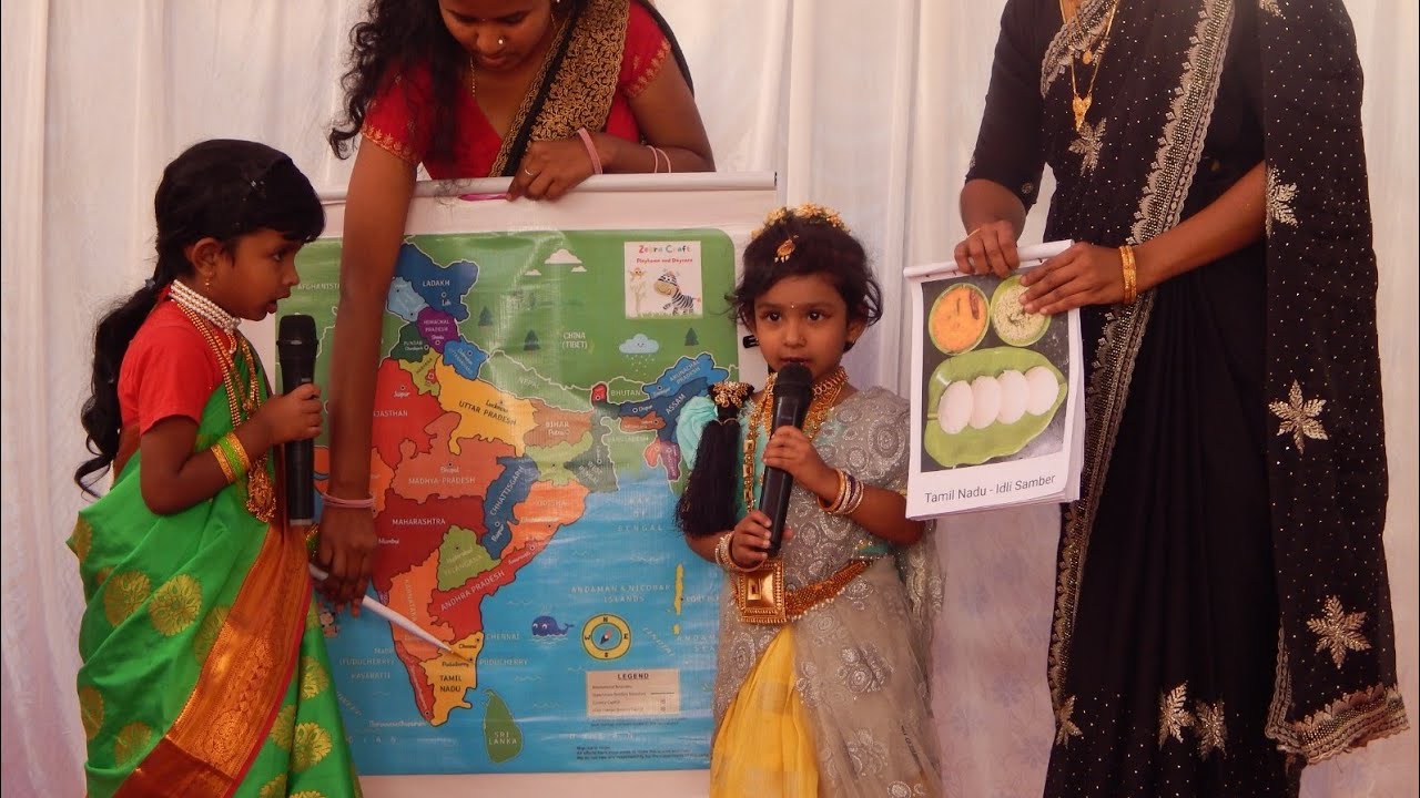 India Tour - States & Food of India by Nursery kids