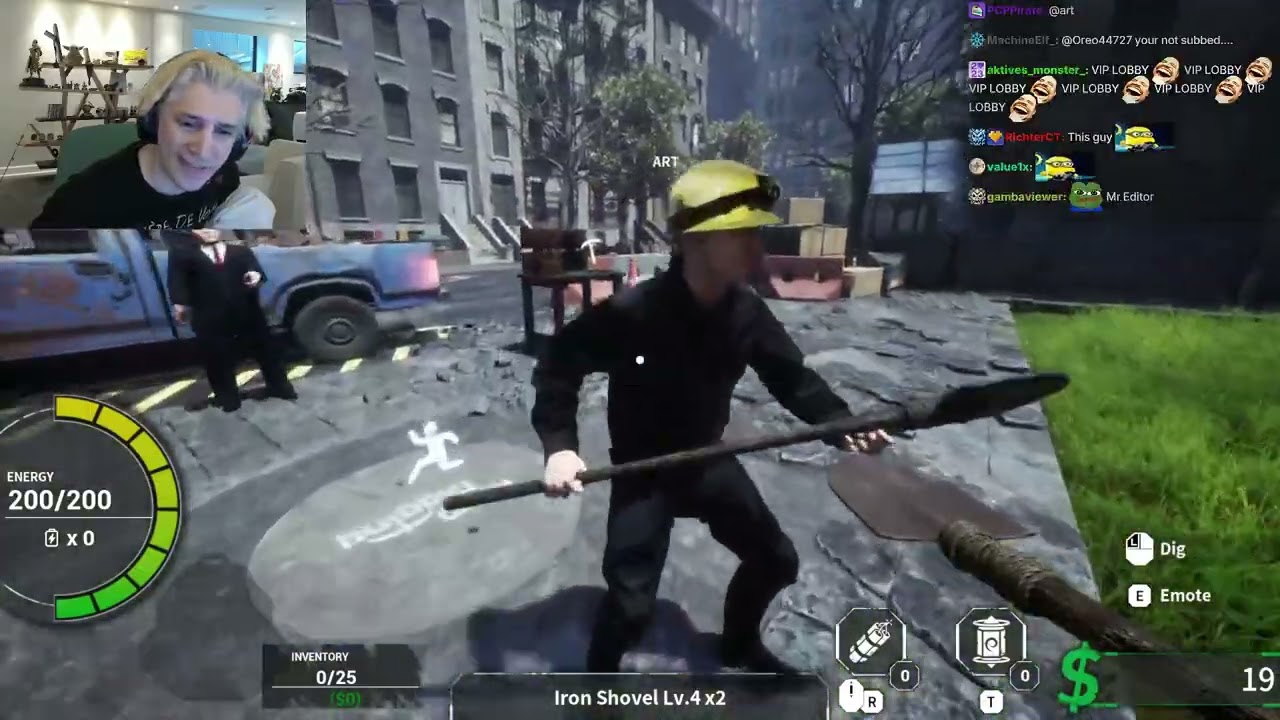 XQC PLAYS KEEP DIGGING