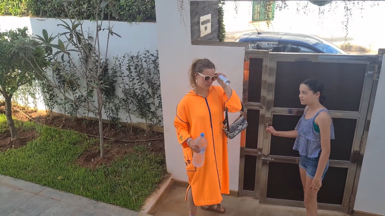 4K 🐏🐏🐏 مشينا نشريو الخروف غير أنا وبناتي و يسرى لبسات جليليبة وجاوبت على بعض الناس
