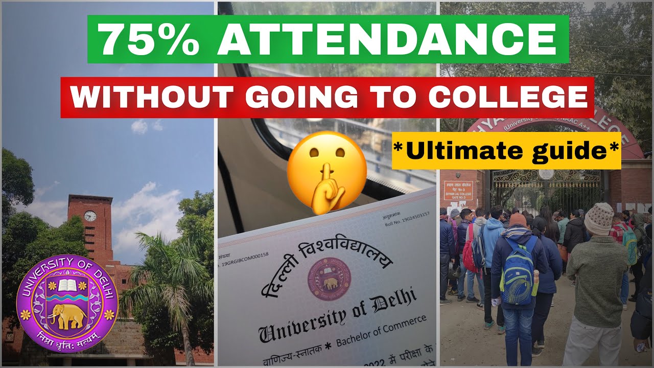 How to get 75% Attendance without even going to College!