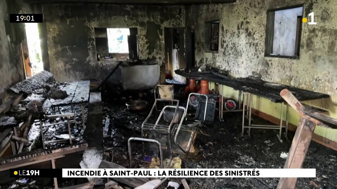 Dix personnes ont tout perdu dans l’incendie de 4 maisons hier à la Plaine Saint-Paul