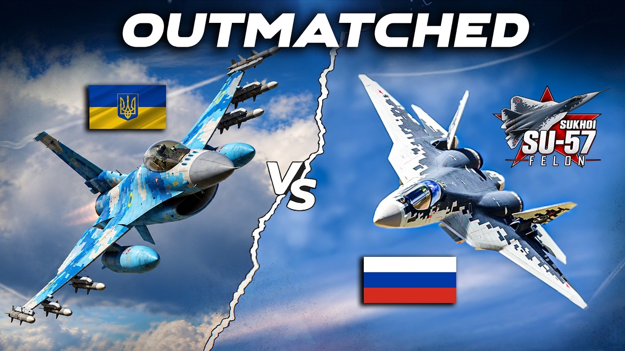 ПРЕВОСХОДСТВО В СИЛЕ &mdash; Украинский F-16C Viper против российского Су-57 | Digital Combat Simulator...