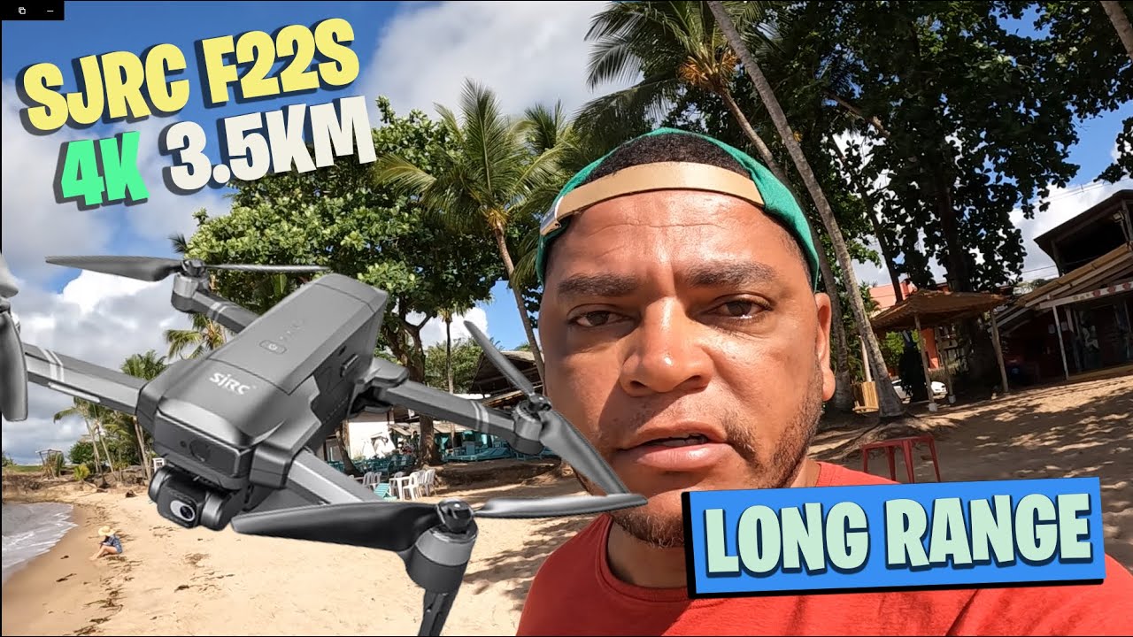 DRONE F22S 4K 3.5KM LONG RANGE - DRONE BOM E BARATO
