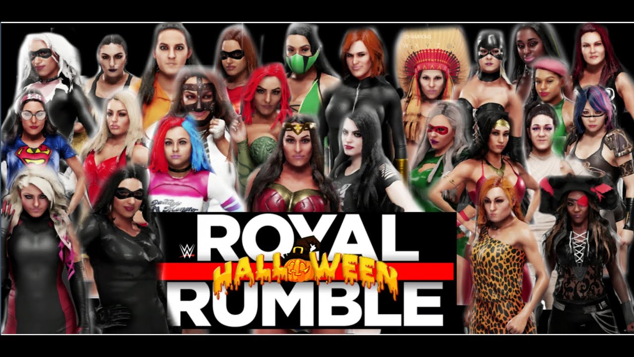 30 Women Halloween Royal Rumble |WWE2K19