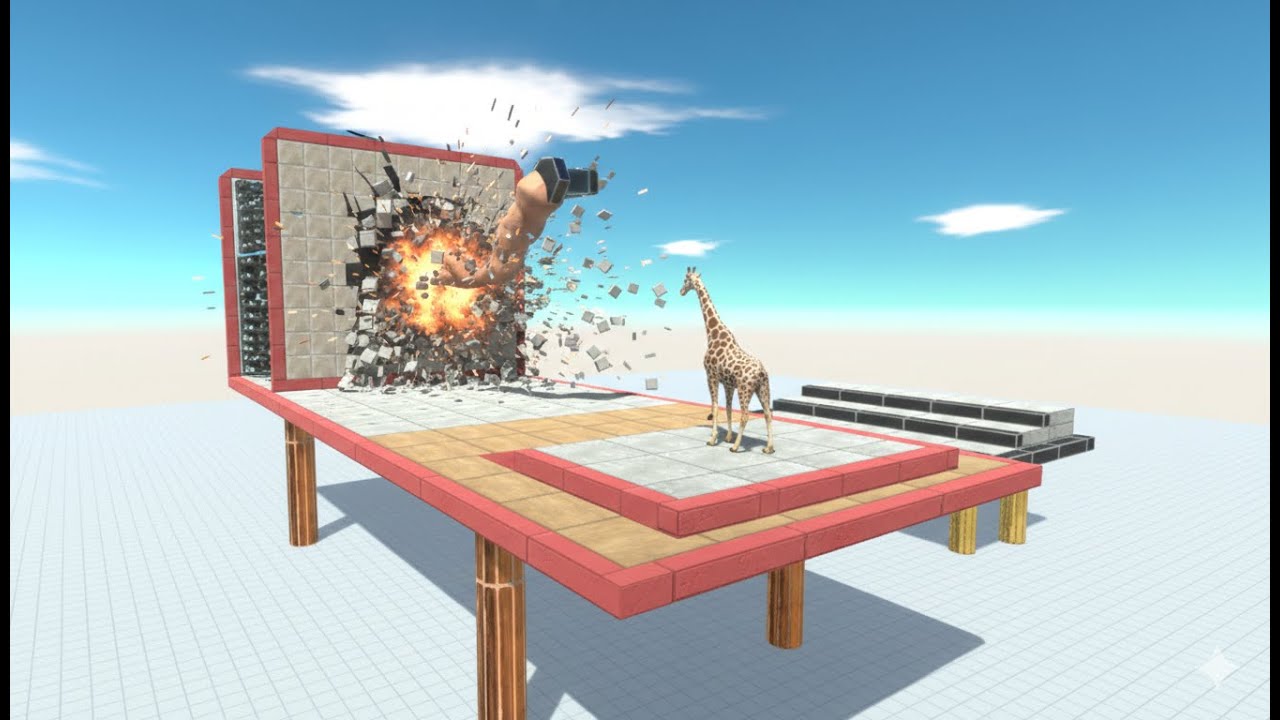 EPIC CHALLENGE: Which Animal Can Survive the Punch Wall? 🦒🥊