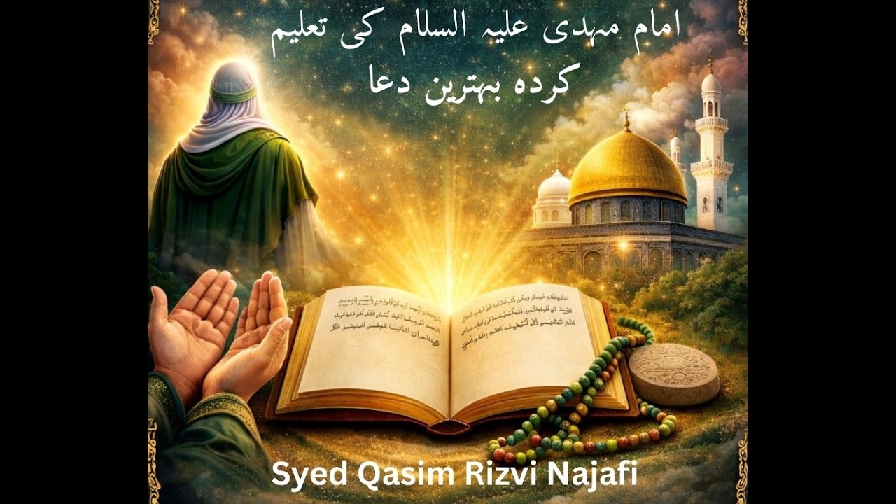 امام مہدی (علیہ السّلام) کی تعلیم کردہ بہترین دعا | Molana Syed Qasim Rizvi Najafi