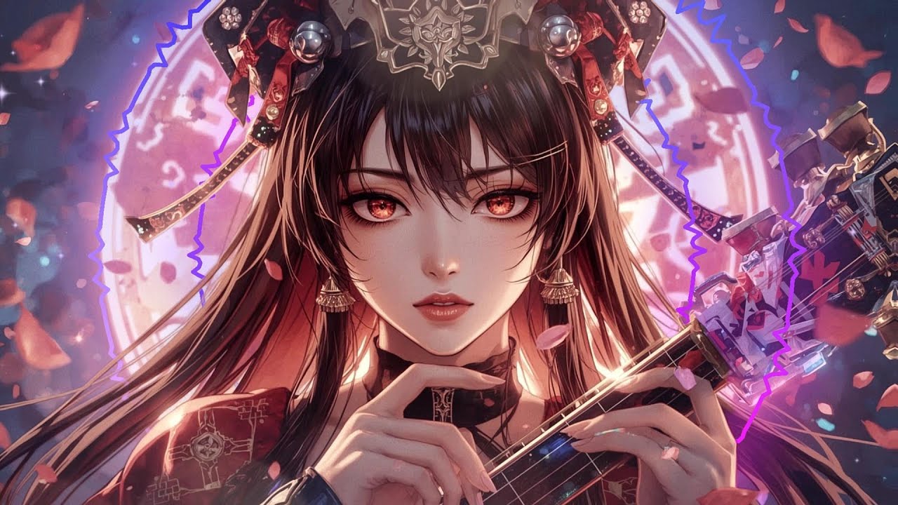 Neon Samurai Queens ♫ K-POP ♫ R&B ♫ Rap ♫ HipHop ♫ 1 Hour Shamisen Music 2025