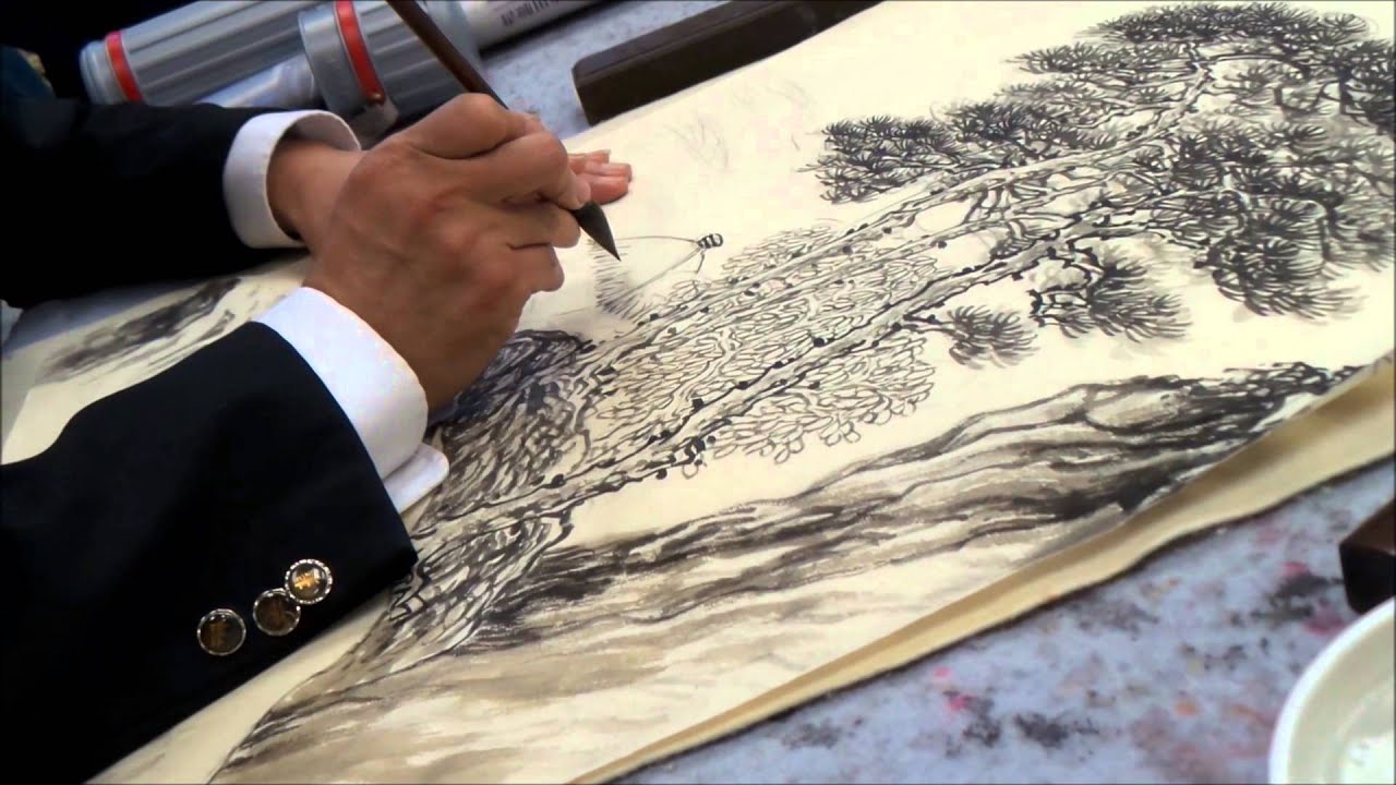WANG Shiyong 王世永示範中國山水畫  (國語)