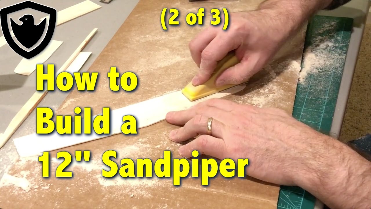How to Build a Balsa Glider - 12