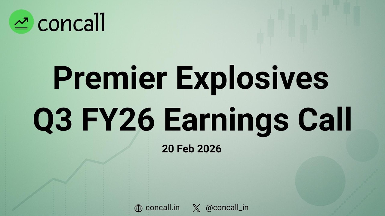 Premier Explosives Q3 FY26 Earnings Conference Call | Concall.in