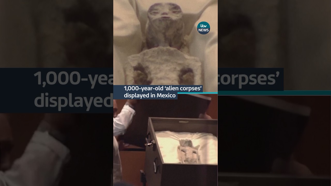 Have we really seen alien corpses for the first time?#itvnews #news #aliens #nasa #ufos #mexico