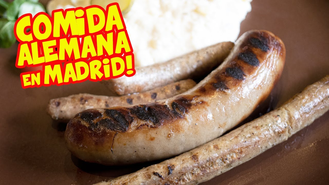 Probando COMIDA típica ALEMANA en MADRID...Pedí MÁS de la CUENTA!!!