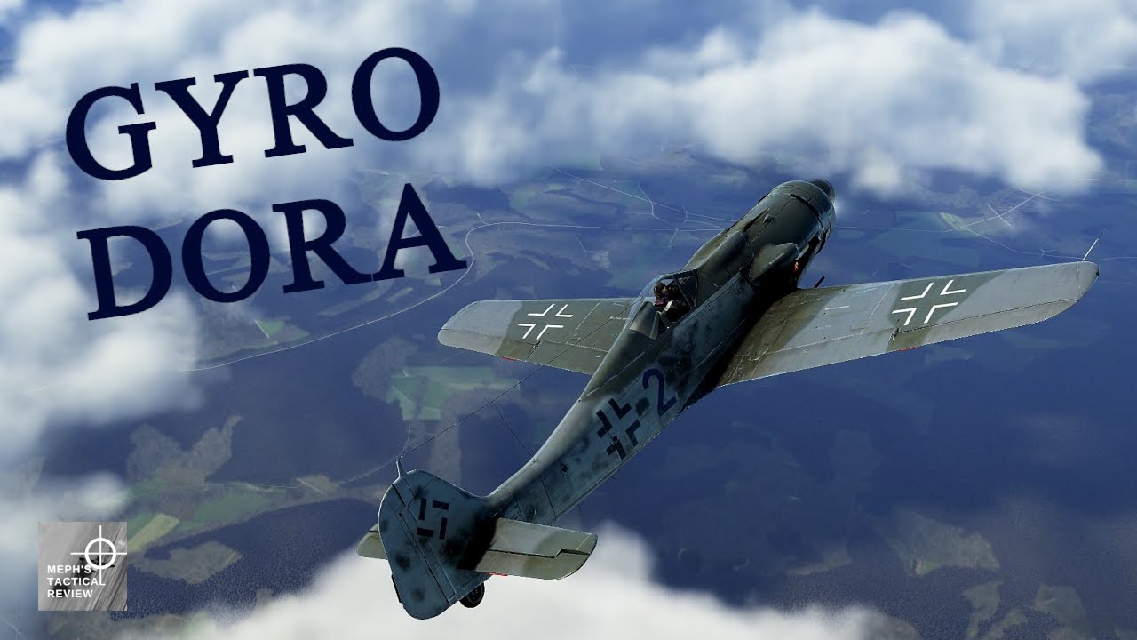 Gyro Dora  || Fw-190 D-9 with gyro gunsight hunting Allied fighters || Il-2 Great Battles in VR
