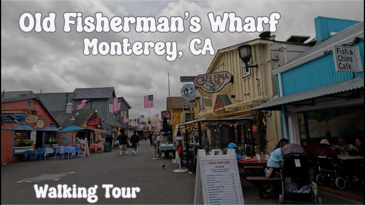 Exploring Monterey's Old Fisherman's Wharf!