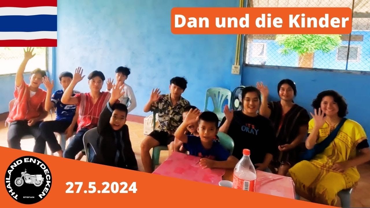 Dan und die Kinder im Kinderheim