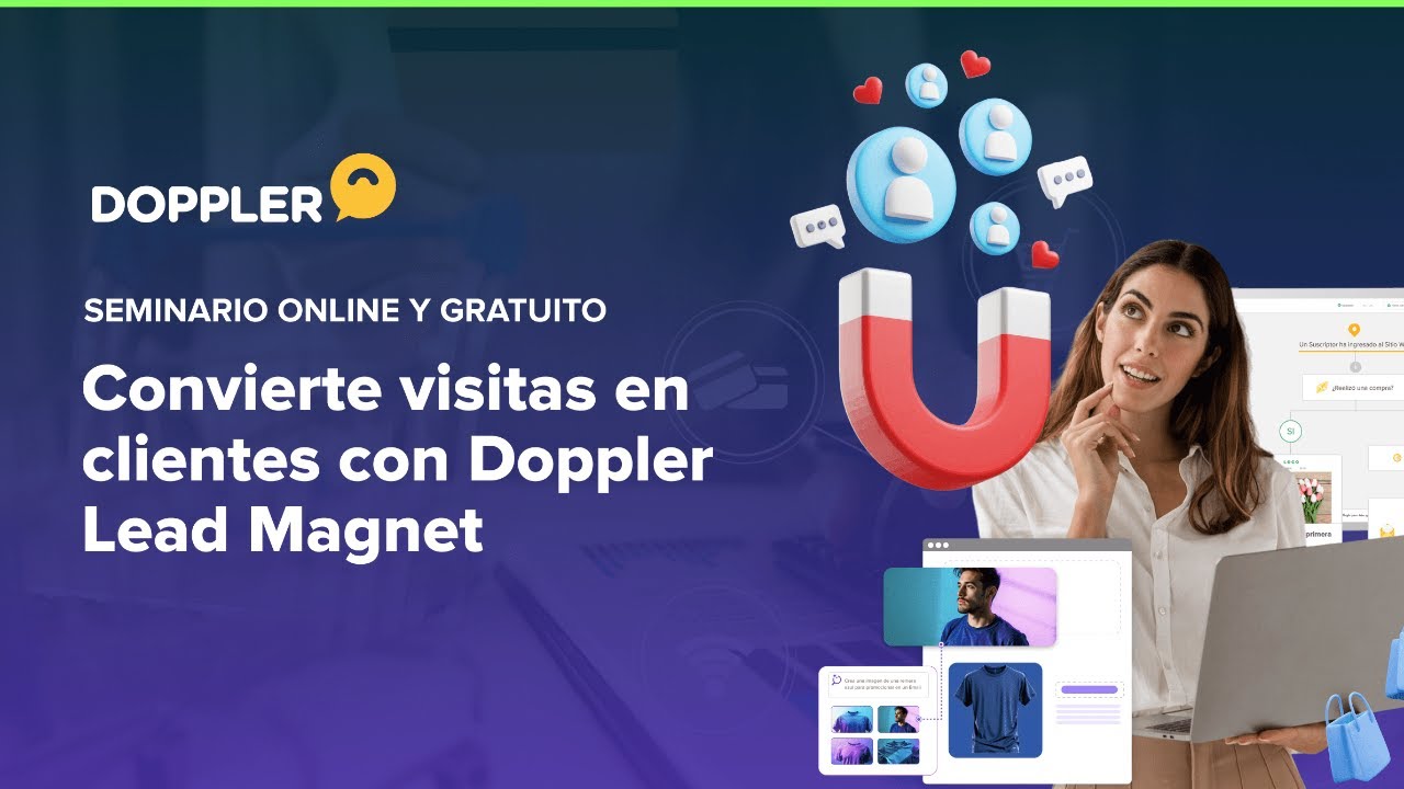 Convierte visitas en clientes con Doppler Lead Magnet