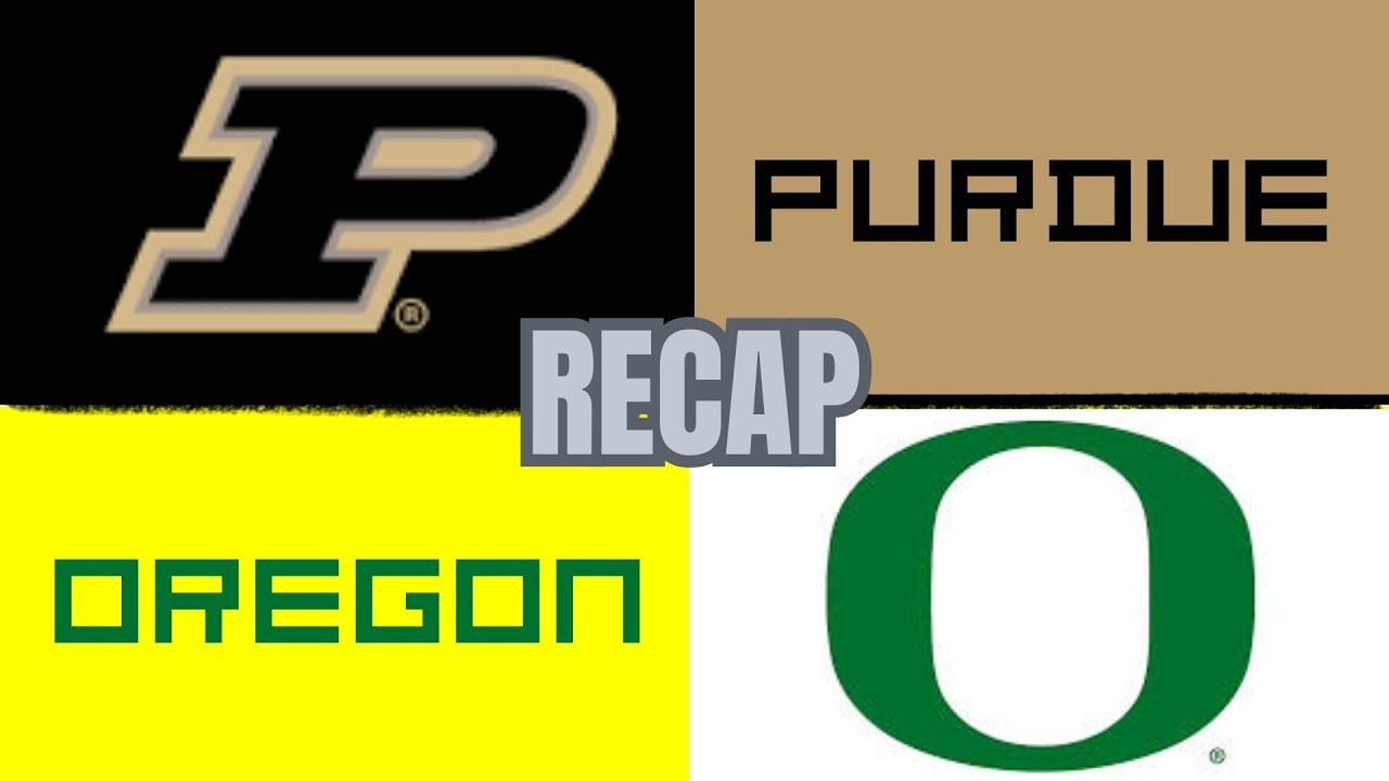 Purdue vs Oregon RECAP | Ugly but a Win (Loyer Heroics)