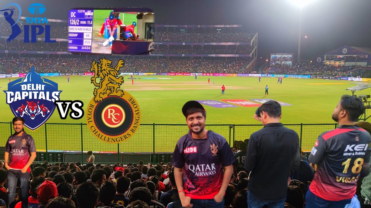 MY First IPL 2023 Live Experience in Delhi🔥Ft.Virat Kohli |DC Vs RCB |Feroz Shah Kotla#vlog #rcb