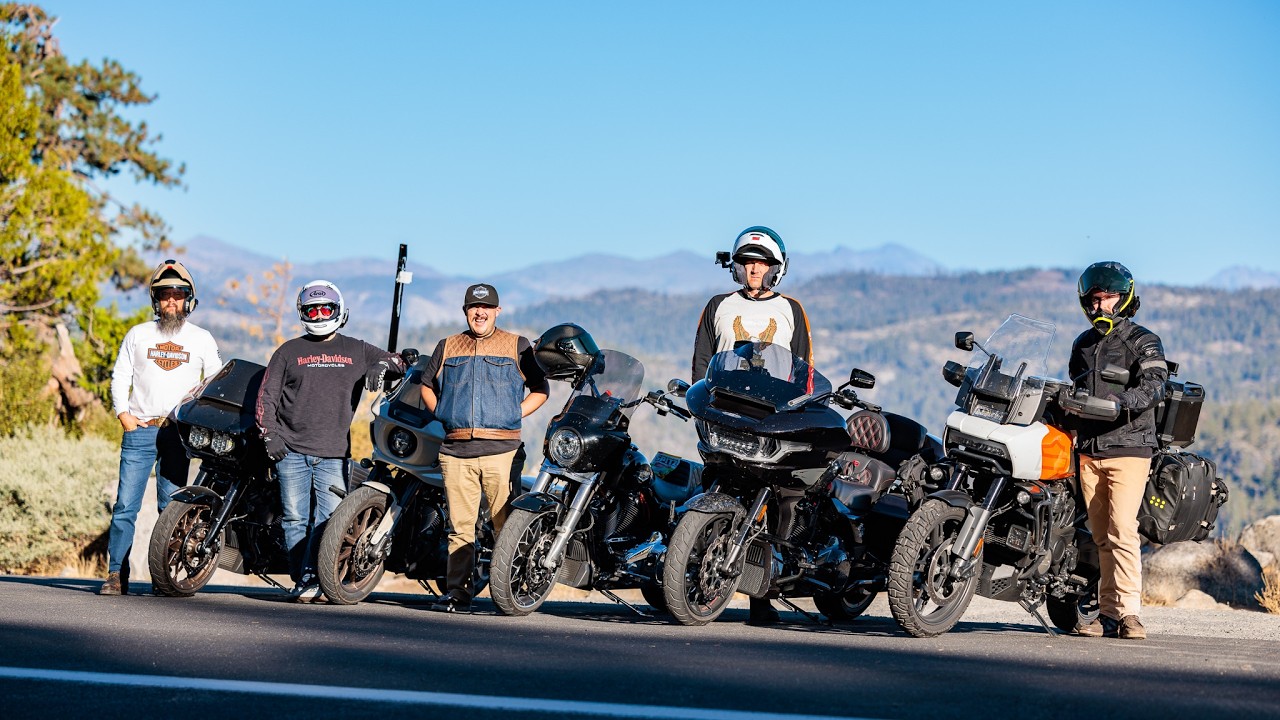 Into the Sierra on a Harley Davidson - Part 1