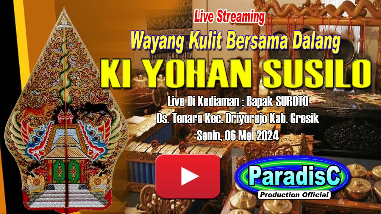 🔴Wayang Kulit Jawa Timuran (Jek Dong ) Bersama Dalang KI YOHAN SUSILO ( Krembung - Sidoarjo )