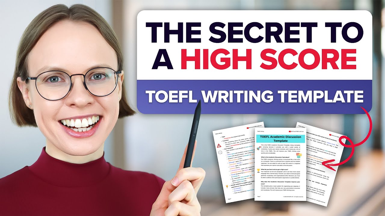 TOEFL Writing Template for Academic Discussion - The SECRET to a High Score
