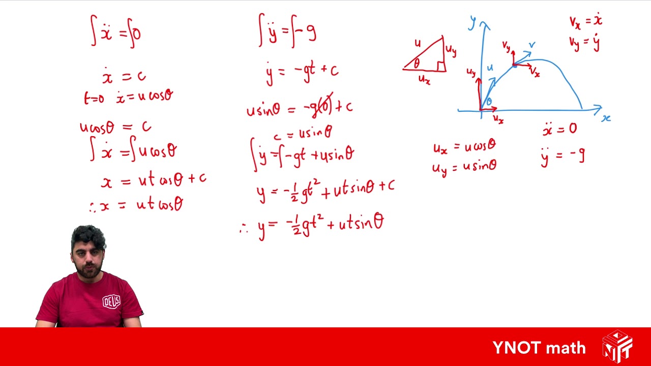 Projectile Motion with Resistance Proportional to Velocity
