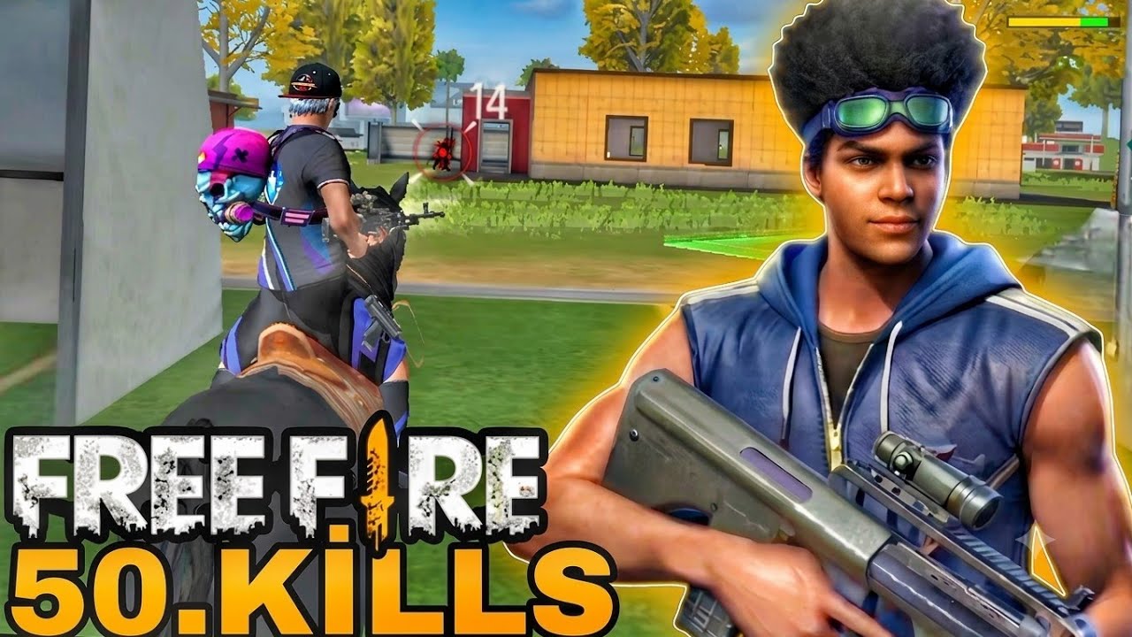 GOT 50 KILLS PLAYING ON PHONE! Free Fire 📲 Gameplay
