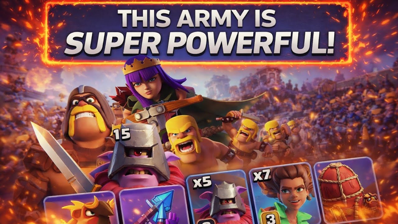 Clash of Clans New Meta Army – Easy 3 Stars! 🔥