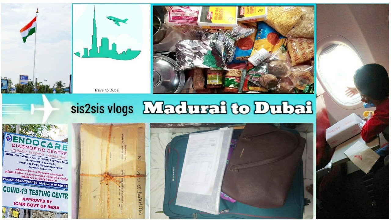 Flight Travel during Covid | Madurai to Dubai | Packing & Preparation | Travel with Kid in Covid -19