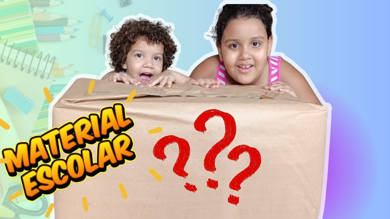 Materiais Escolares da Mariana e Maitê  chegaram  | unboxing 2026 
