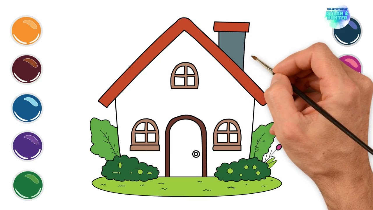 Let's Draw a House! #contentcreator #daily #viral 