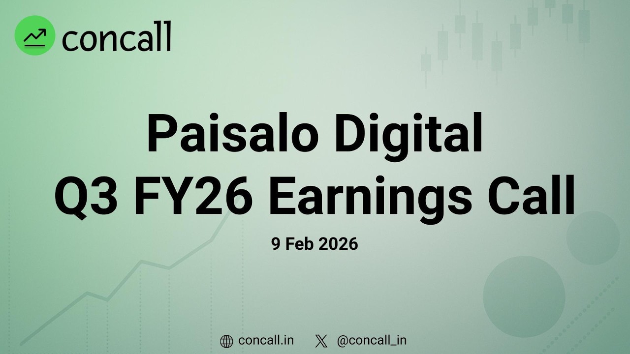 Paisalo Digital Q3 FY26 Earnings Conference Call | concall.in
