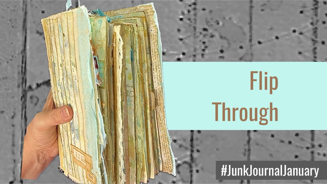 #JunkJournalJanuary 2025 Flip Through & Lessons from my 1st Tab Binding #junkjournaljanuary2025